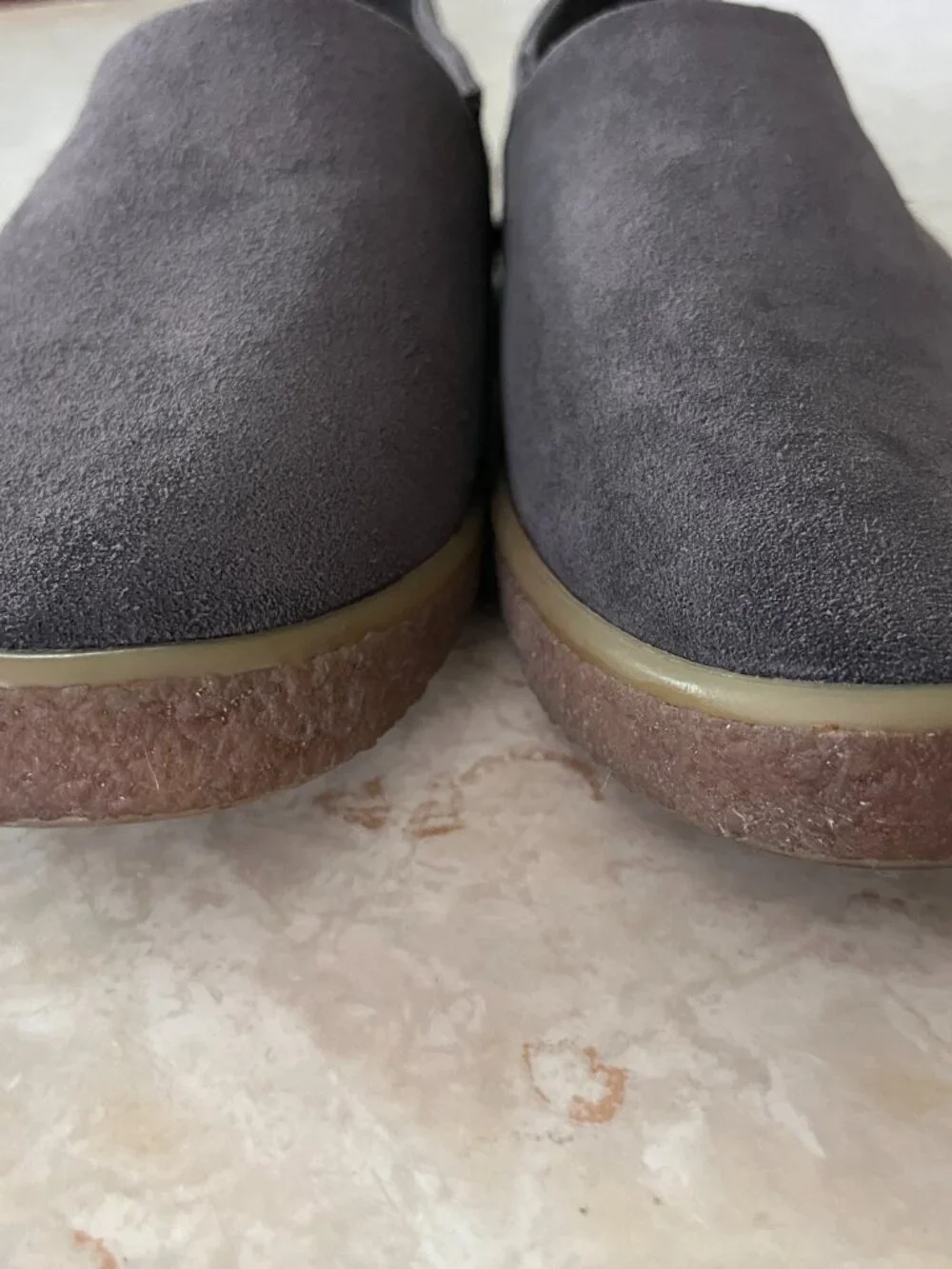 SeaVees Sun Tans Sz 9 Mens Slip On Sneakers Oiled Steel Suede Gum Sole